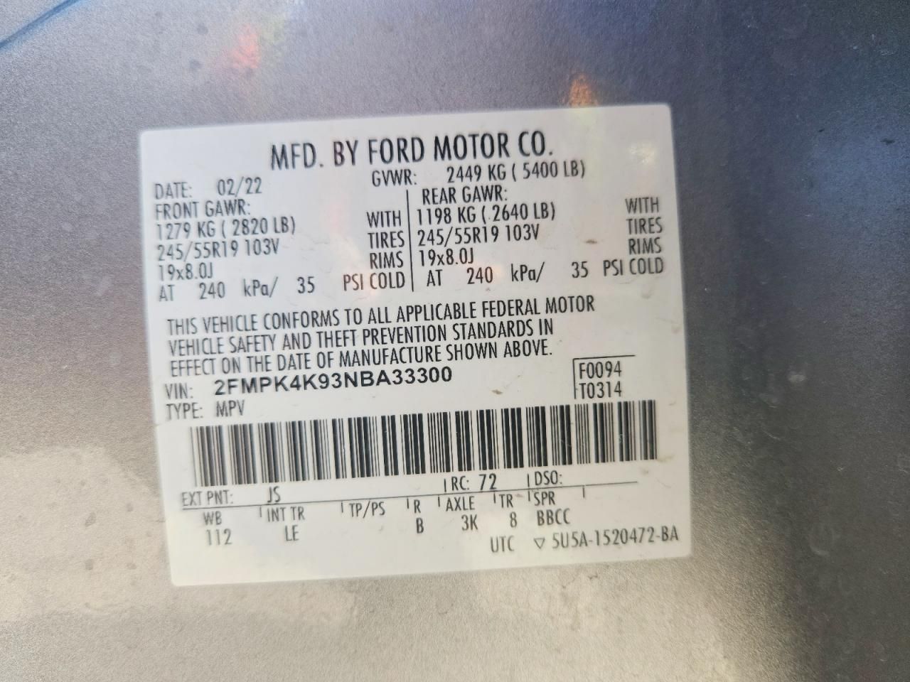 2022 Ford Edge Titanium