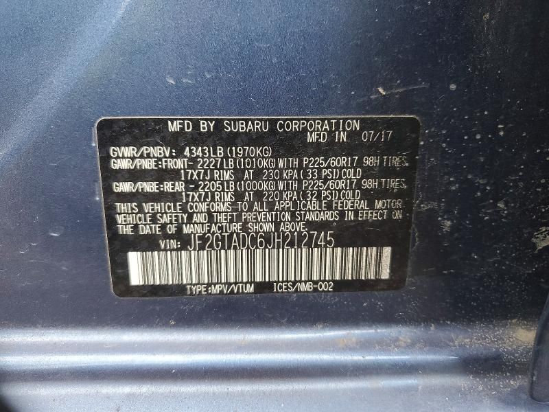 2018 Subaru Crosstrek Premium