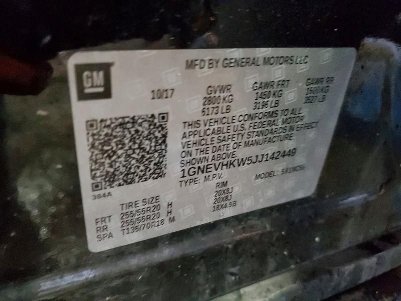 2018 Chevrolet Traverse lt