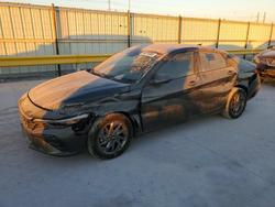Salvage cars for sale from Copart Haslet, TX: 2024 Hyundai Elantra sel