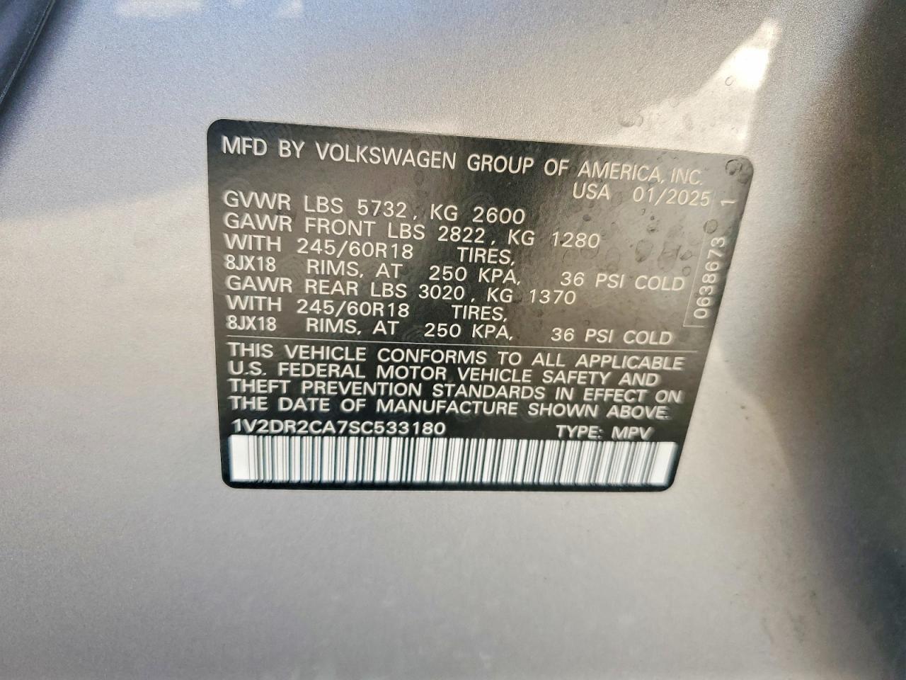2025 Volkswagen Atlas se