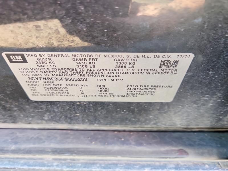 2015 Cadillac Srx Luxury Collection