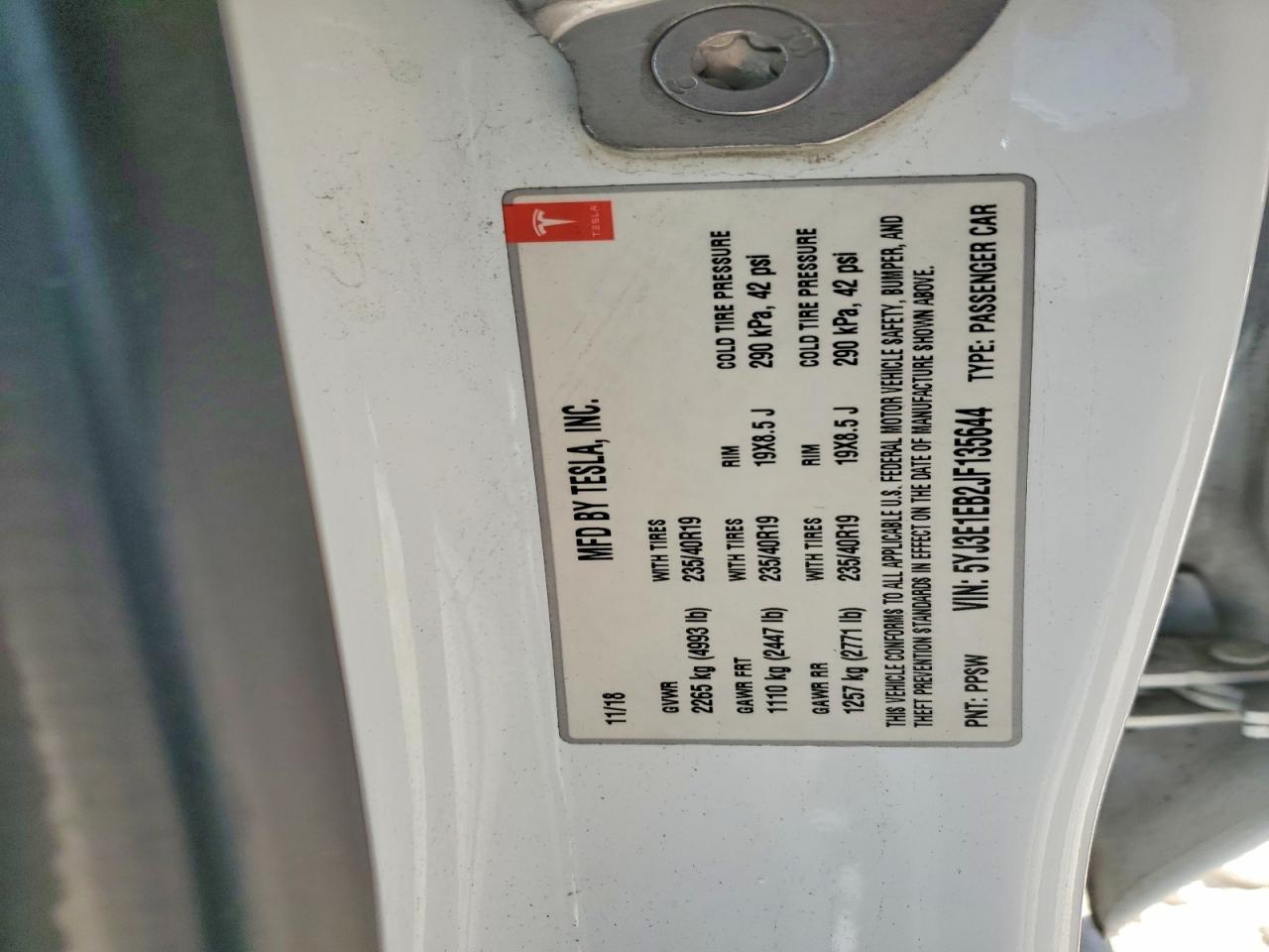 2018 Tesla Model 3