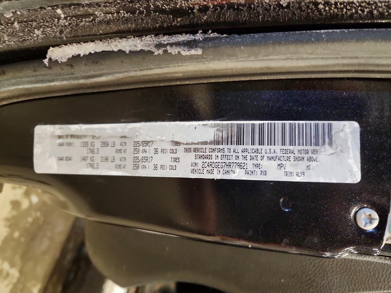 2017 Dodge Grand Caravan gt