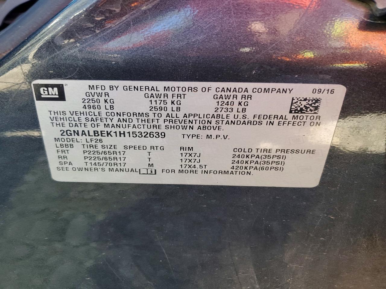 2017 Chevrolet Equinox ls