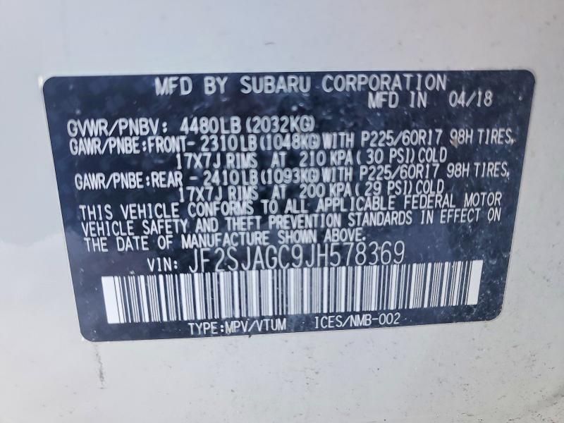 2018 Subaru Forester 2.5i Premium