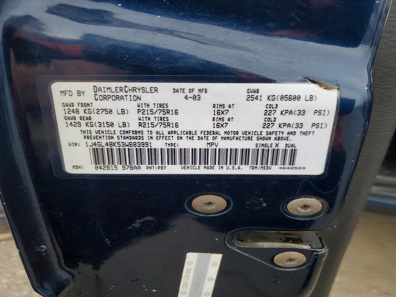 2003 Jeep Liberty Sport