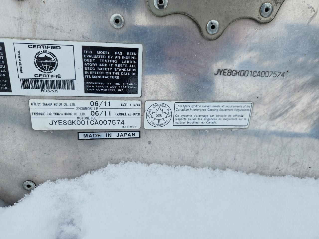 2012 Yamaha Phazer RTX