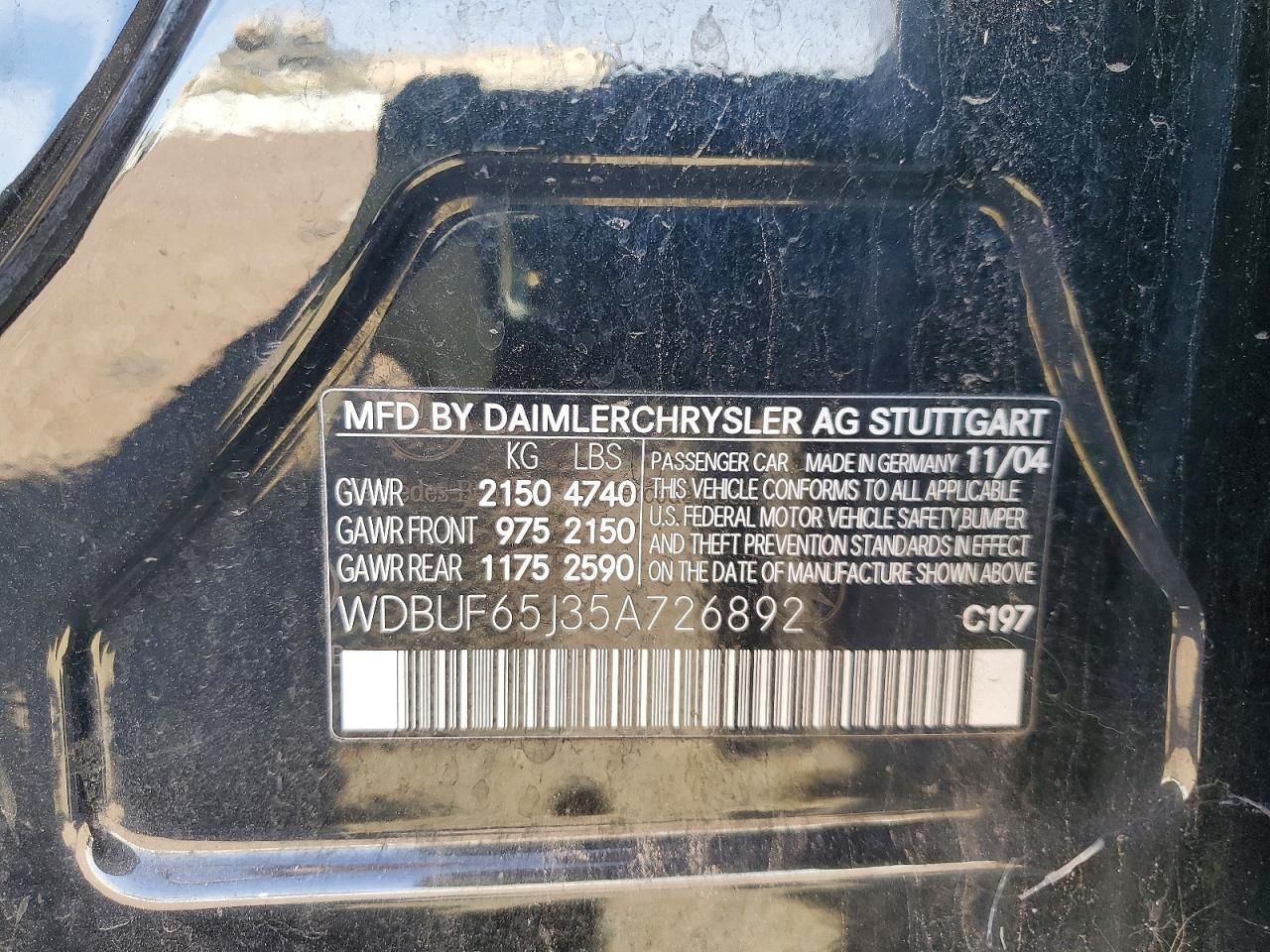 2005 Mercedes-Benz E 320