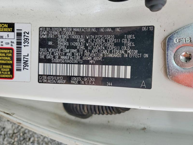 2010 Toyota Sequoia Platinum