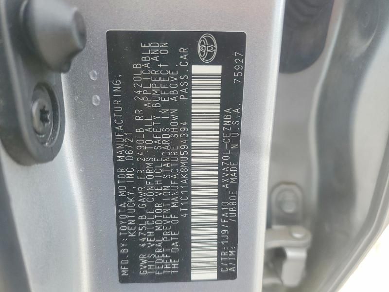 2021 Toyota Camry le