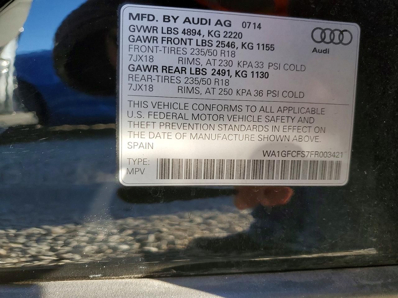 2015 Audi Q3 Prestige