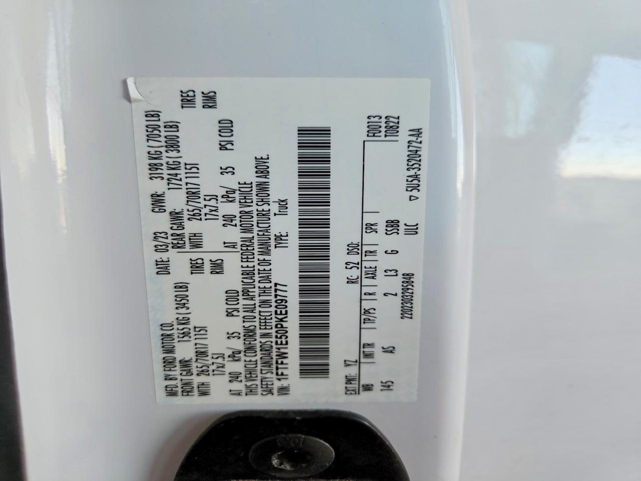 2023 Ford F150 Supercrew