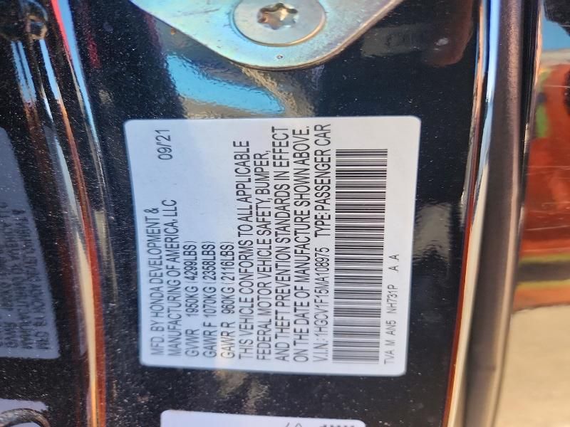 2021 Honda Accord lx