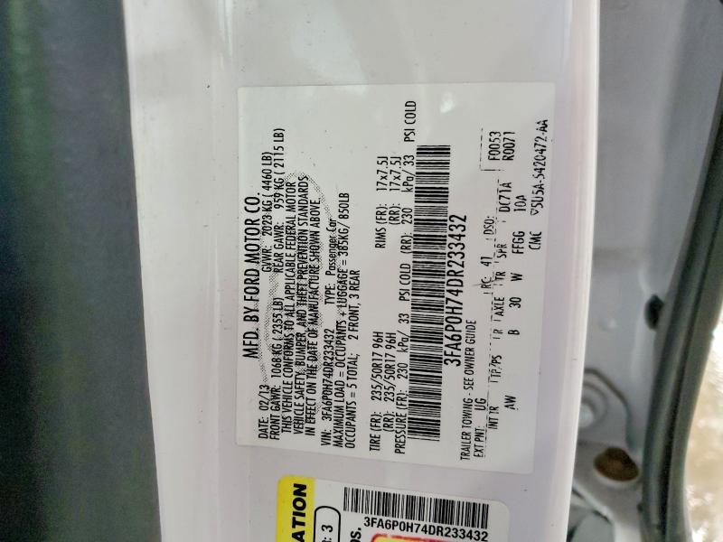 2013 Ford Fusion se