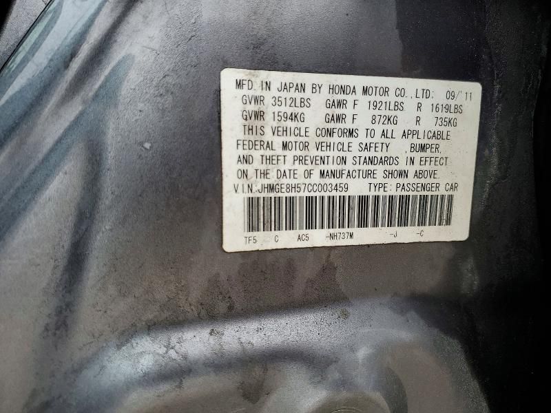 2012 Honda Fit Sport