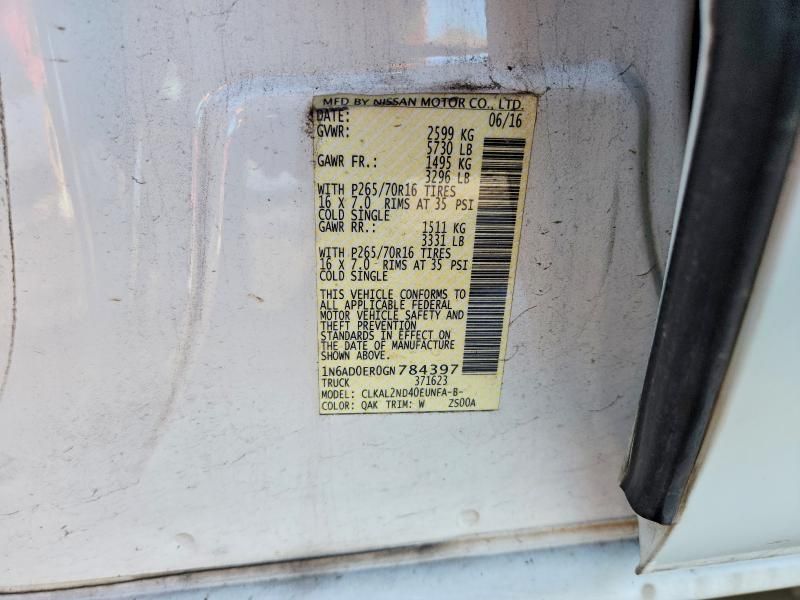 2016 Nissan Frontier