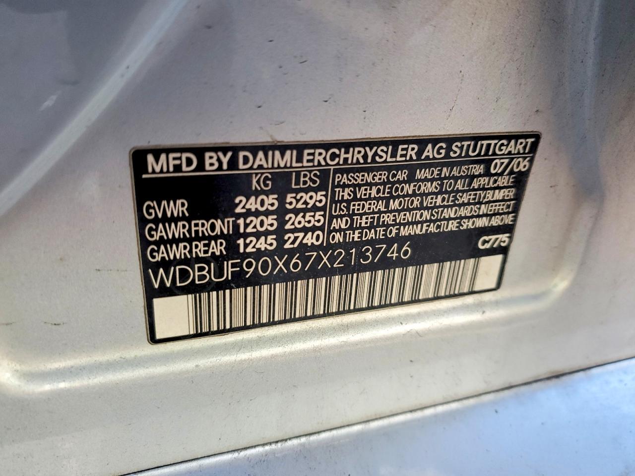 2007 Mercedes-Benz E 550 4matic