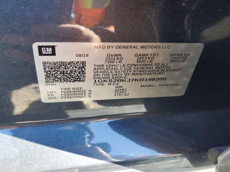 2019 GMC Yukon slt