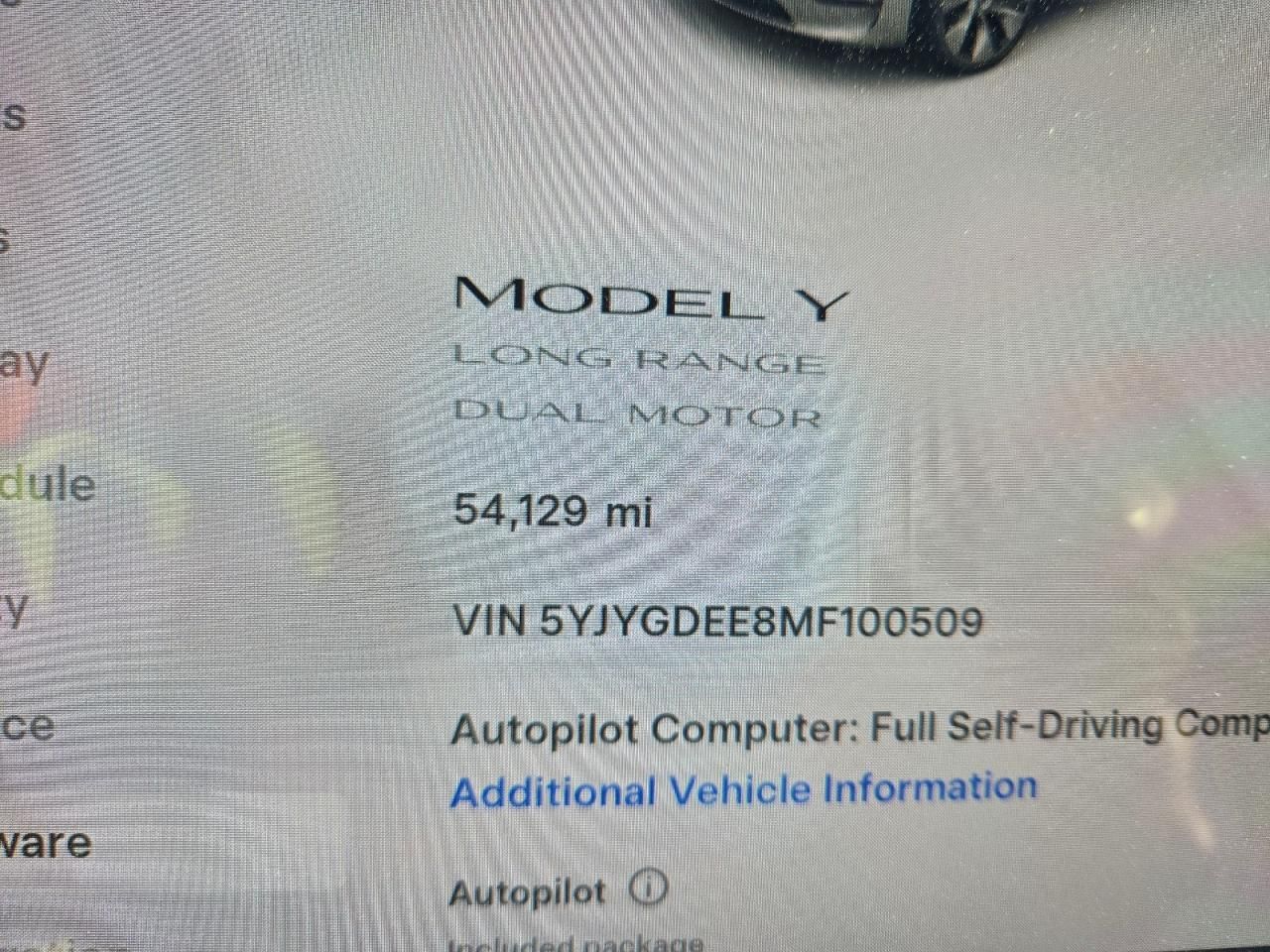 2021 Tesla Model y