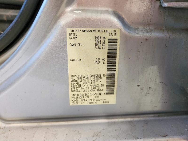 2019 Nissan Altima sl