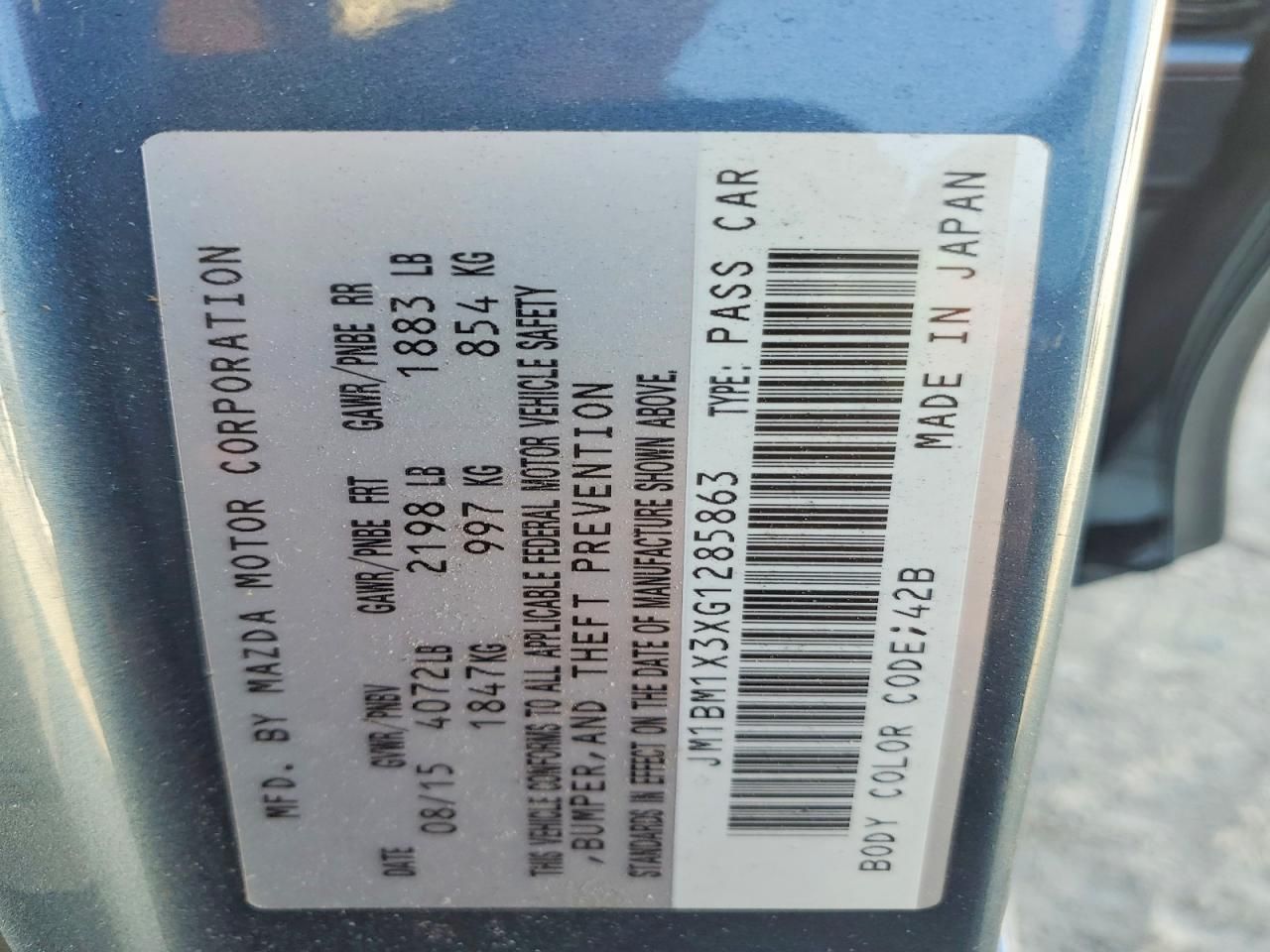 2016 Mazda 3 Grand Touring