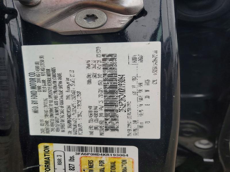 2019 Ford Fusion se