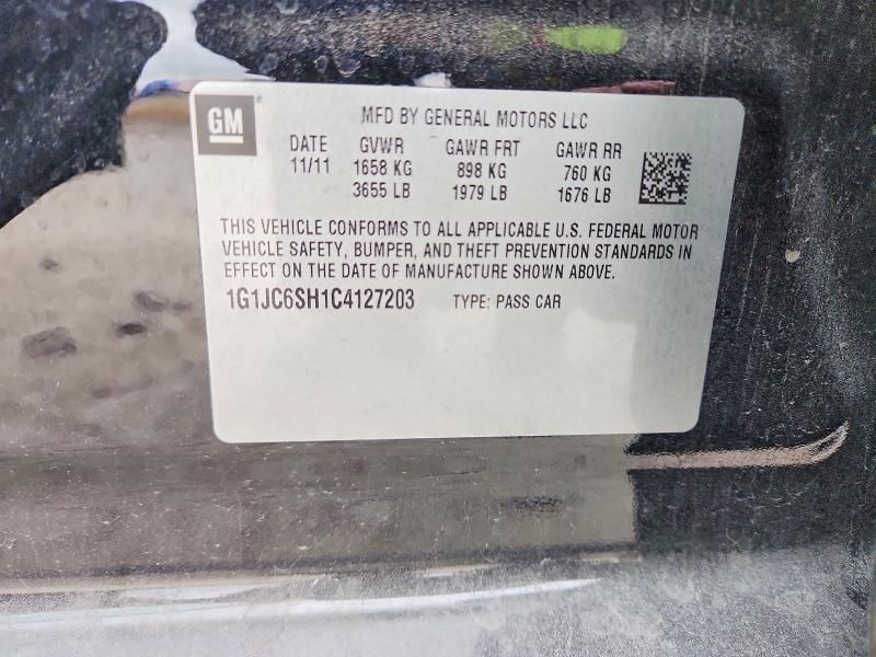 2012 Chevrolet Sonic lt