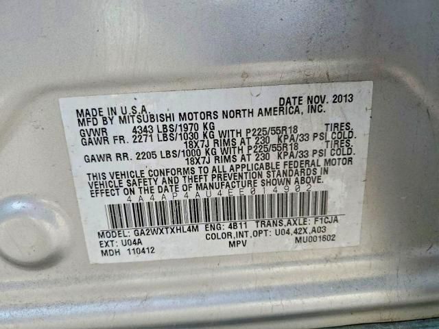 2014 Mitsubishi Outlander Sport se