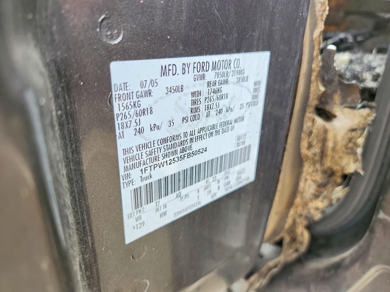 2005 Ford F150 Supercrew