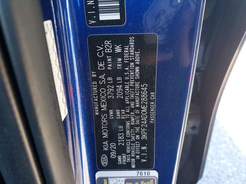 2021 KIA Forte fe
