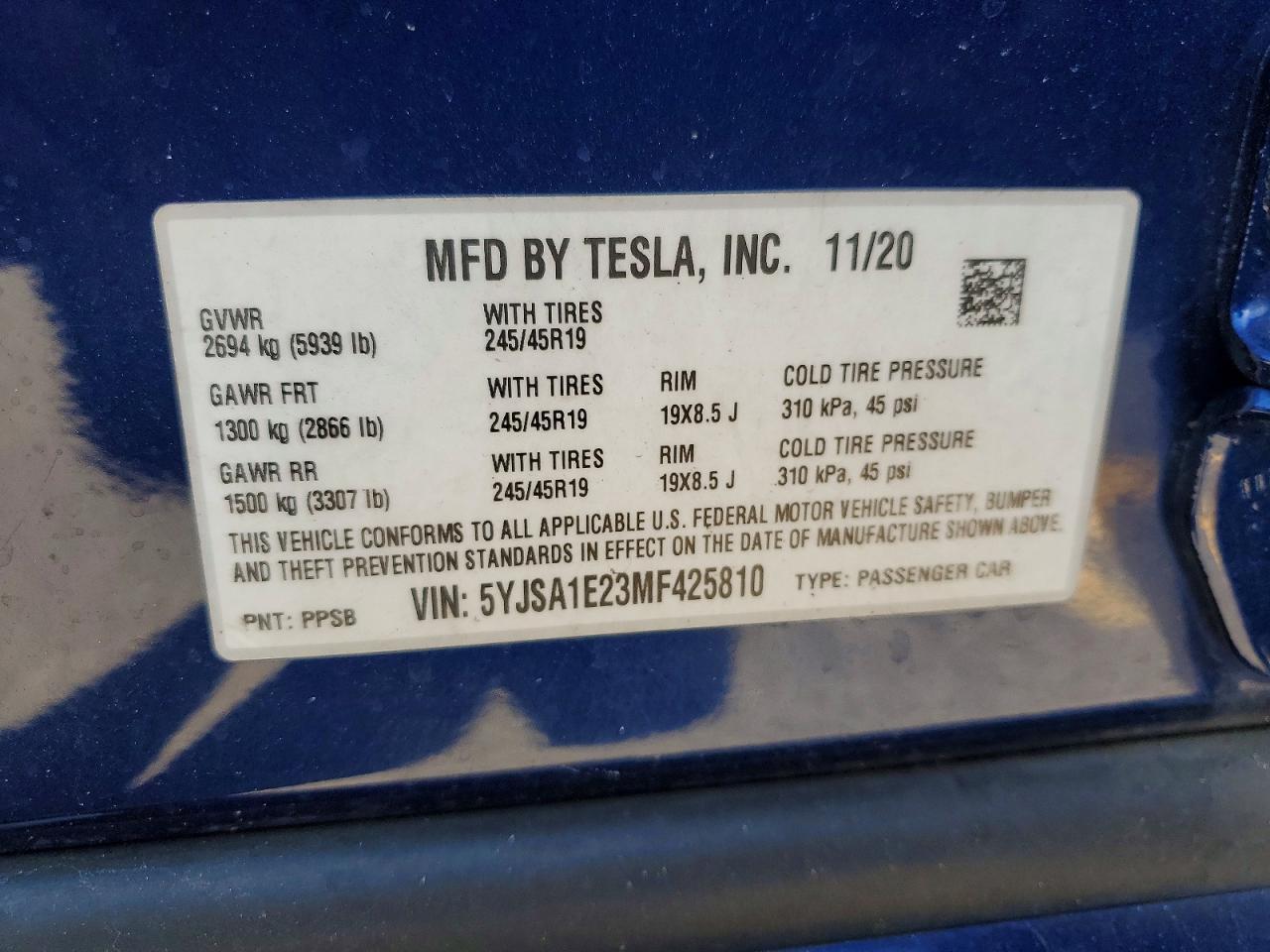 2021 Tesla Model s