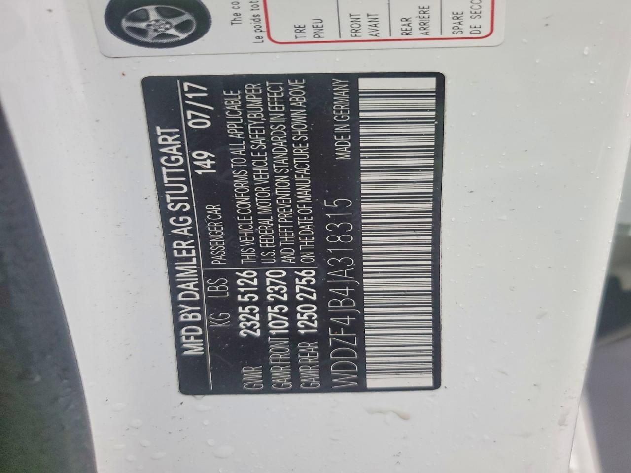 2018 Mercedes-Benz E 300