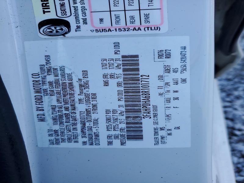 2011 Ford Fusion se