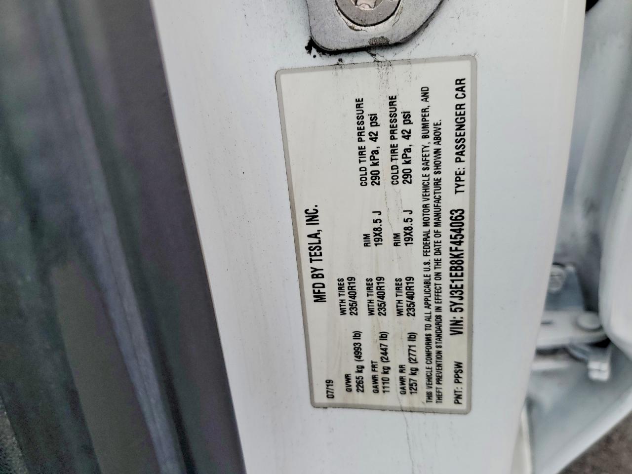 2019 Tesla Model 3