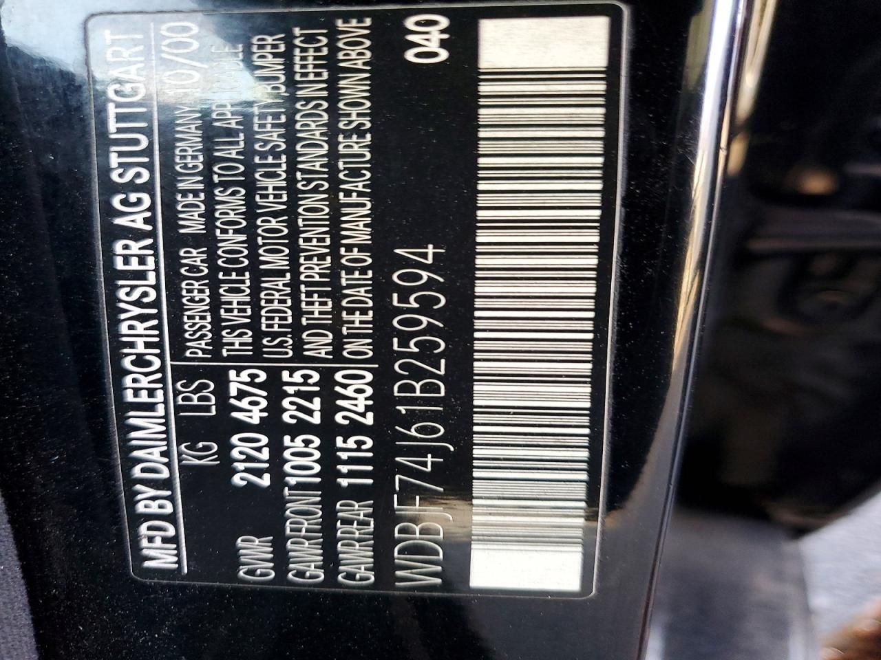 2001 Mercedes-Benz E 55 amg