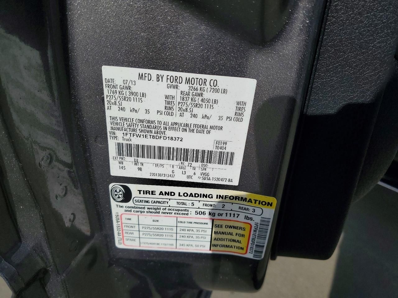 2013 Ford F150 Supercrew