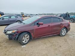 Honda salvage cars for sale: 2013 Honda Civic lx