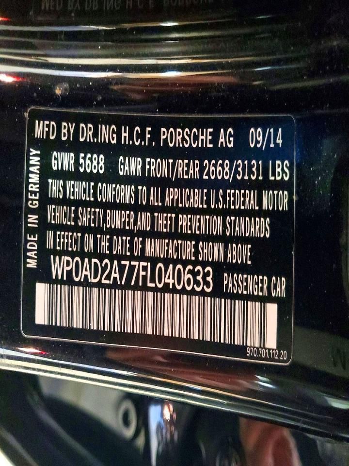 2015 Porsche Panamera se Hybrid