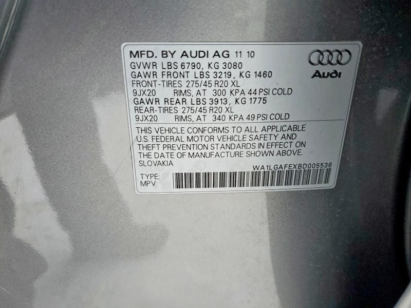 2011 Audi Q7 Premium Plus