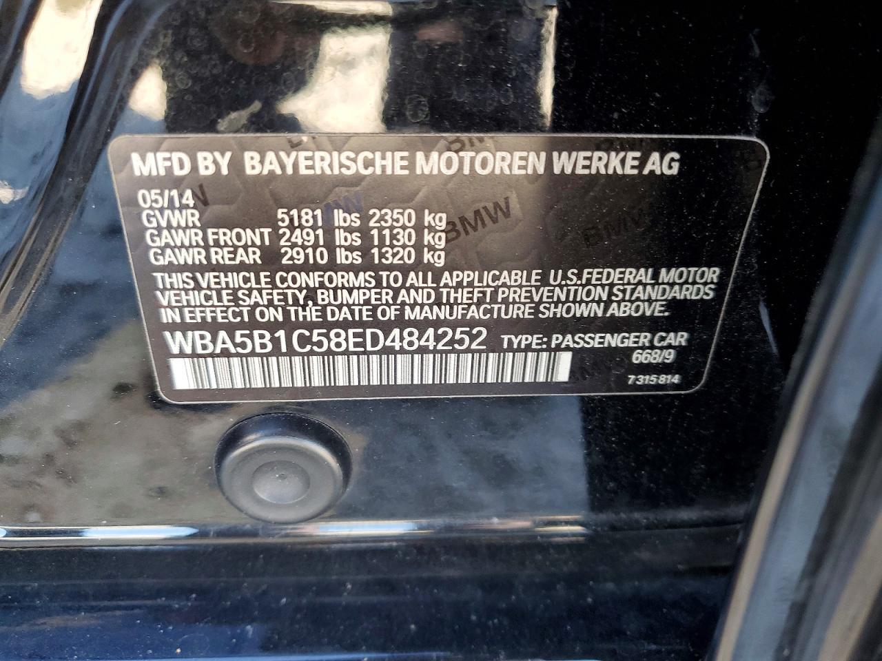 2014 BMW 535 i