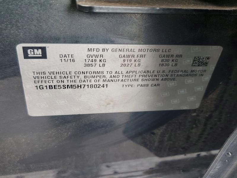 2017 Chevrolet Cruze lt