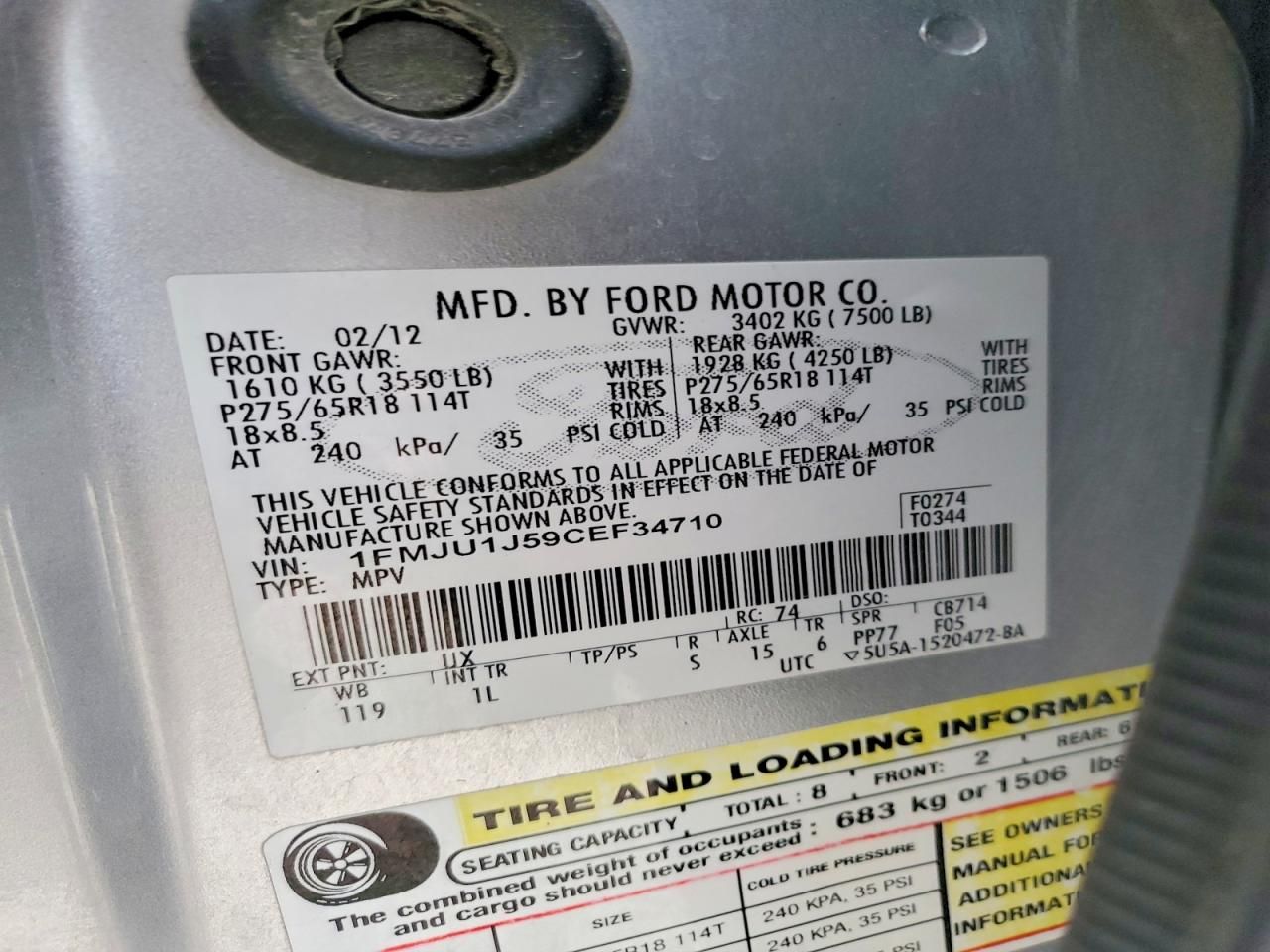 2012 Ford Expedition xlt