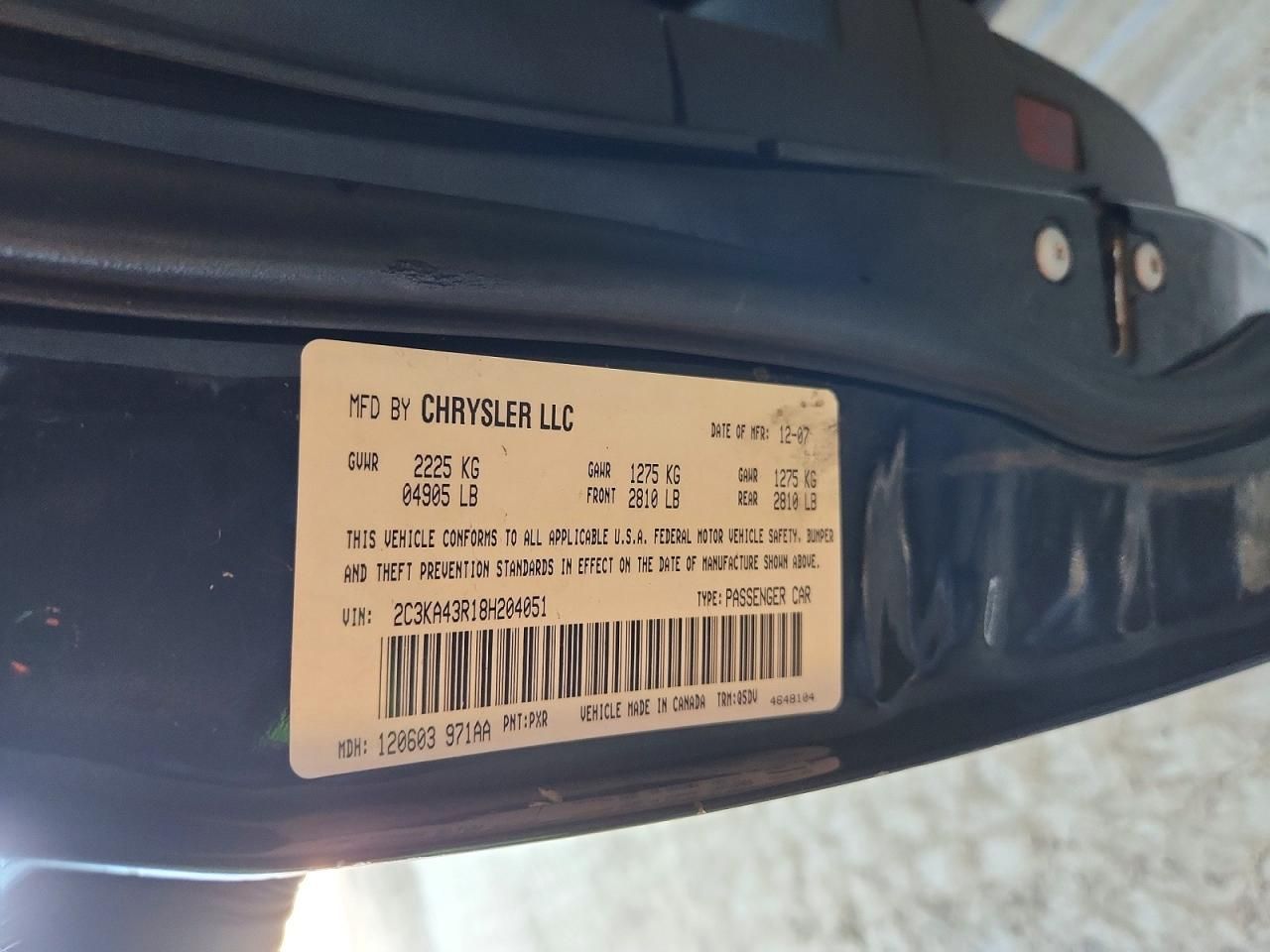 2008 Chrysler 300 lx