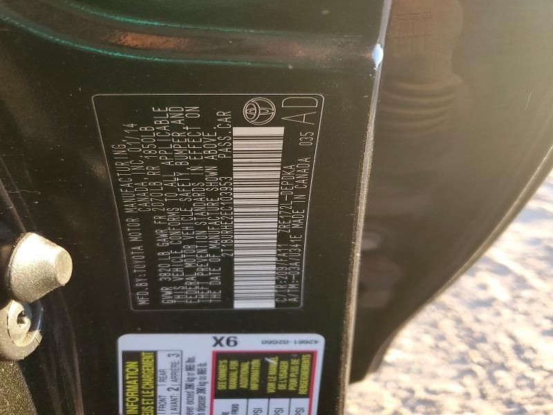 2014 Toyota Corolla l