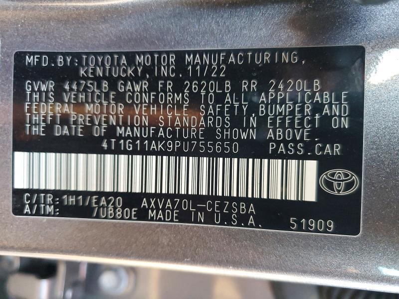 2023 Toyota Camry se Night Shade