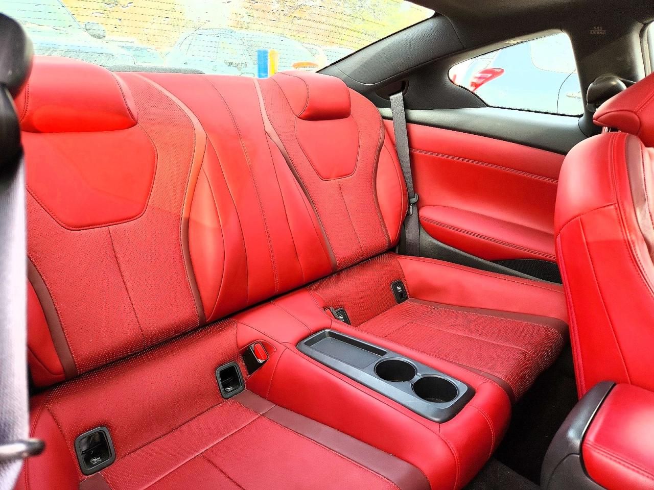 2018 Infiniti Q60 red Sport 400