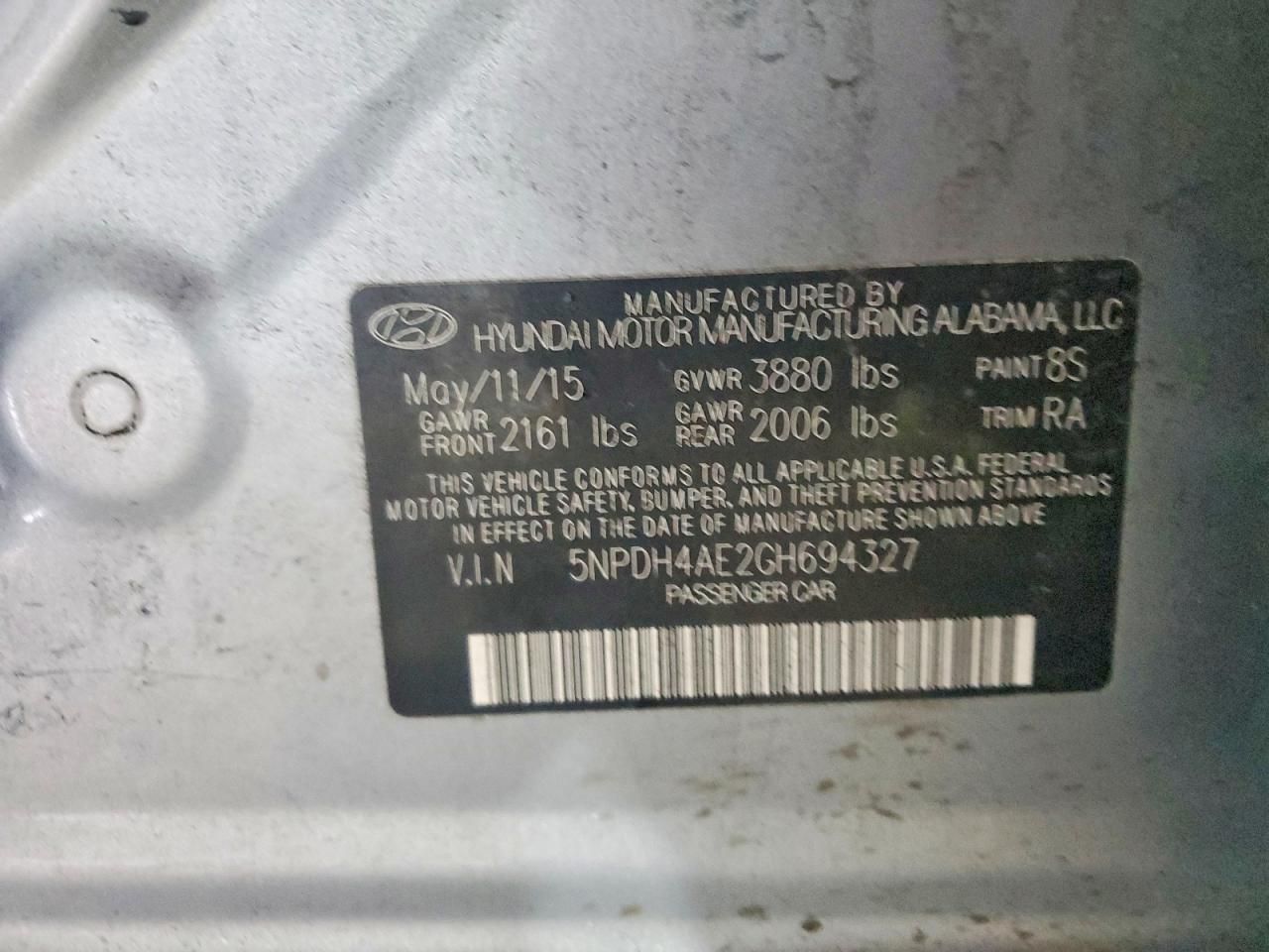 2016 Hyundai Elantra se