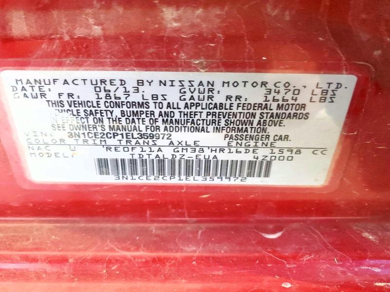 2014 Nissan Versa Note s