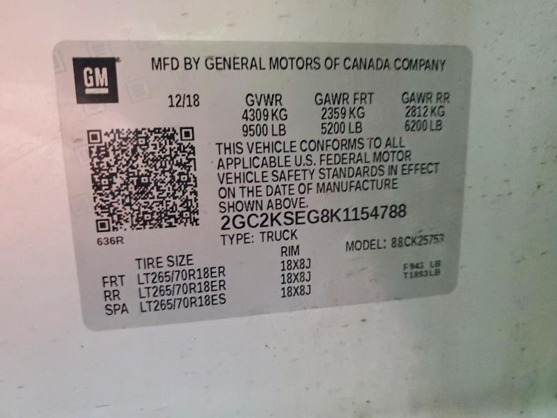 2019 Chevrolet Silverado K2500 Heavy Duty LT